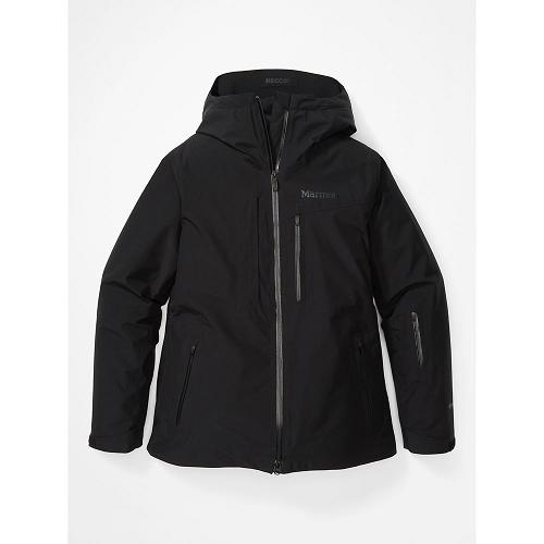 Marmot Ski Jacket Black NZ - Lightray Jackets Womens NZ9503716
